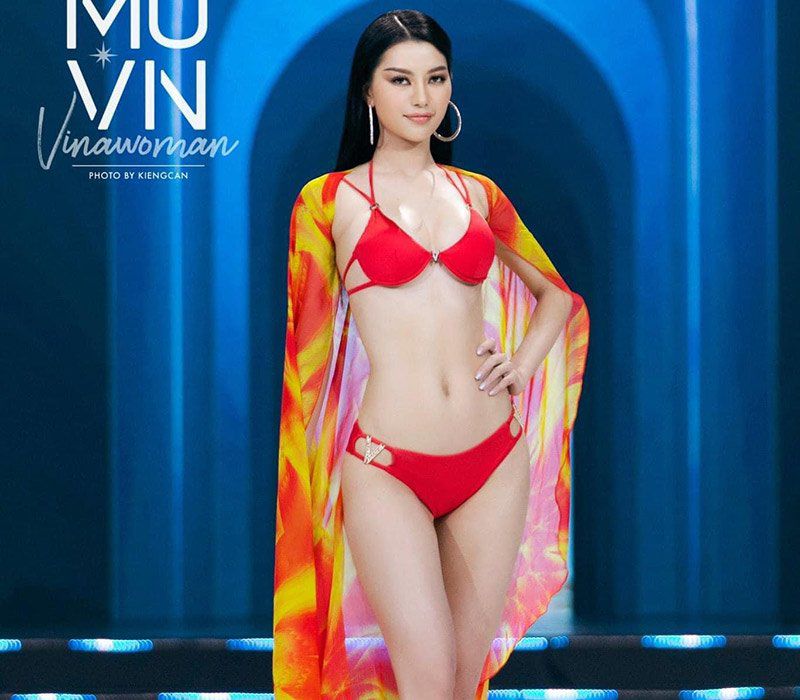 Cô từng dự thi Hoa hậu Hoàn vũ Việt Nam 2022 và dừng chân ở top 16.