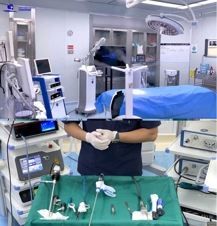 Bệnh viện thẩm mỹ Gangwhoo – Lê Hiền Founder được trang bị nhiều công nghệ cao