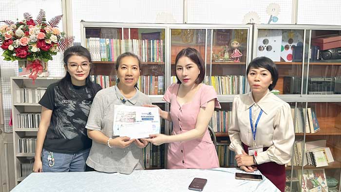 Ngoài chú trọng nâng cao chất lượng làm đẹp, chị Lê Hiền còn là nhà hảo tâm tích cực