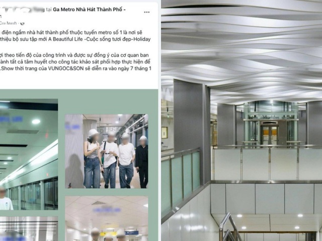 Tin tức trong ngày - Sở VH&TT TP.HCM: 'Sở chưa tiếp nhận hồ sơ về việc biểu diễn thời trang dưới ga ngầm metro số 1'