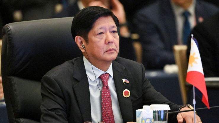 Tổng thống Philippines ông Ferdinand Marcos Jr. tham dự phiên họp của Hội nghị cấp cao kỷ niệm ASEAN - Nhật Bản tại Nhật Bản ngày 17-12-2023. Ảnh: REUTERS