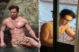 Đàn ông - "Nam thần không tuổi" U60 cởi trần ngồi viết sách, lộ body ngoài đời thực gây bão MXH