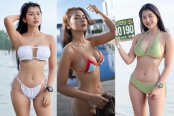 Thể thao - &quot;Thiên thần&quot; chạy bộ Thái Lan khoe vẻ đẹp với bikini, gây sốt đường chạy 2023