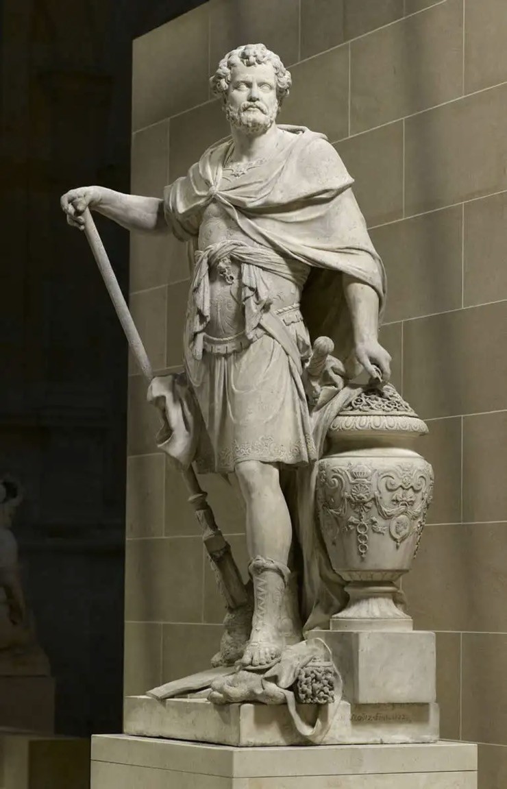 Bức tượng danh tướng Hannibal.