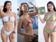 Thể thao - &quot;Thiên thần&quot; chạy bộ Thái Lan khoe vẻ đẹp với bikini, gây sốt đường chạy 2023