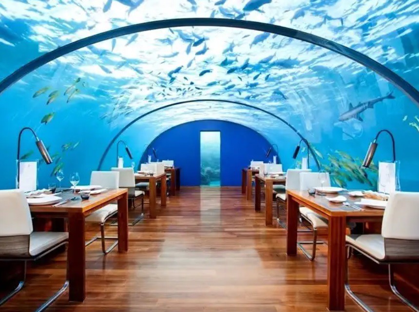 5 nhà hàng đẹp huyền ảo dưới lòng đại dương ở Maldives - 1