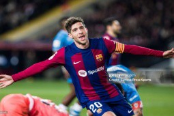 Video bóng đá Barcelona - Almeria: Rượt đuổi 5 bàn, thủ quân tỏa sáng (La Liga)