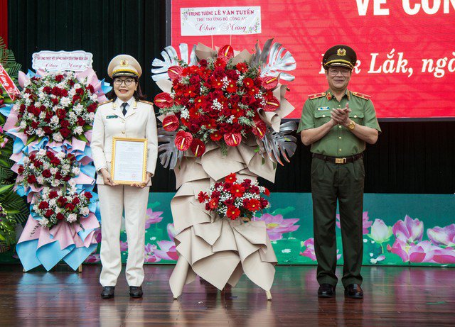 Thiếu tướng Nguyễn Thị Xuân được điều động giữ chức vụ Phó giám đốc Công an tỉnh Đắk Lắk