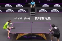 Thể thao - Siêu phẩm bóng bàn "triệu lần có 1": Phá tình huống bóng xoáy ngược