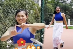 Thời trang - Sau khi giải nghệ, "tiểu tiên cá" Ánh Viên hiếm hoi diện croptop khoe eo thon