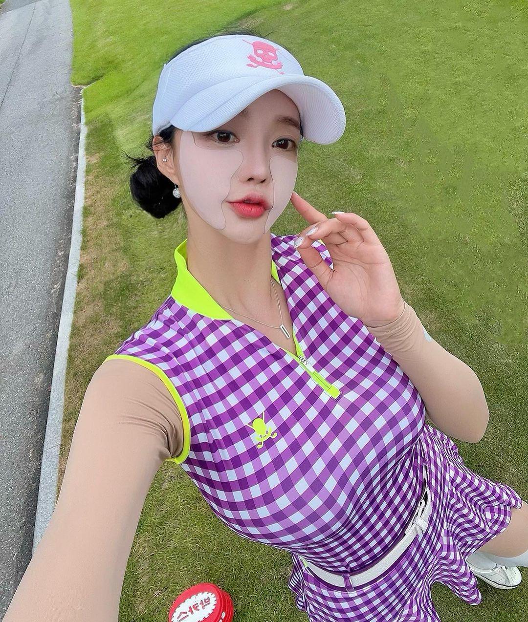 Body đẹp tuyệt của cô gái Hàn Quốc mê golf, gym, ăn nhiều mà không sợ béo - 10