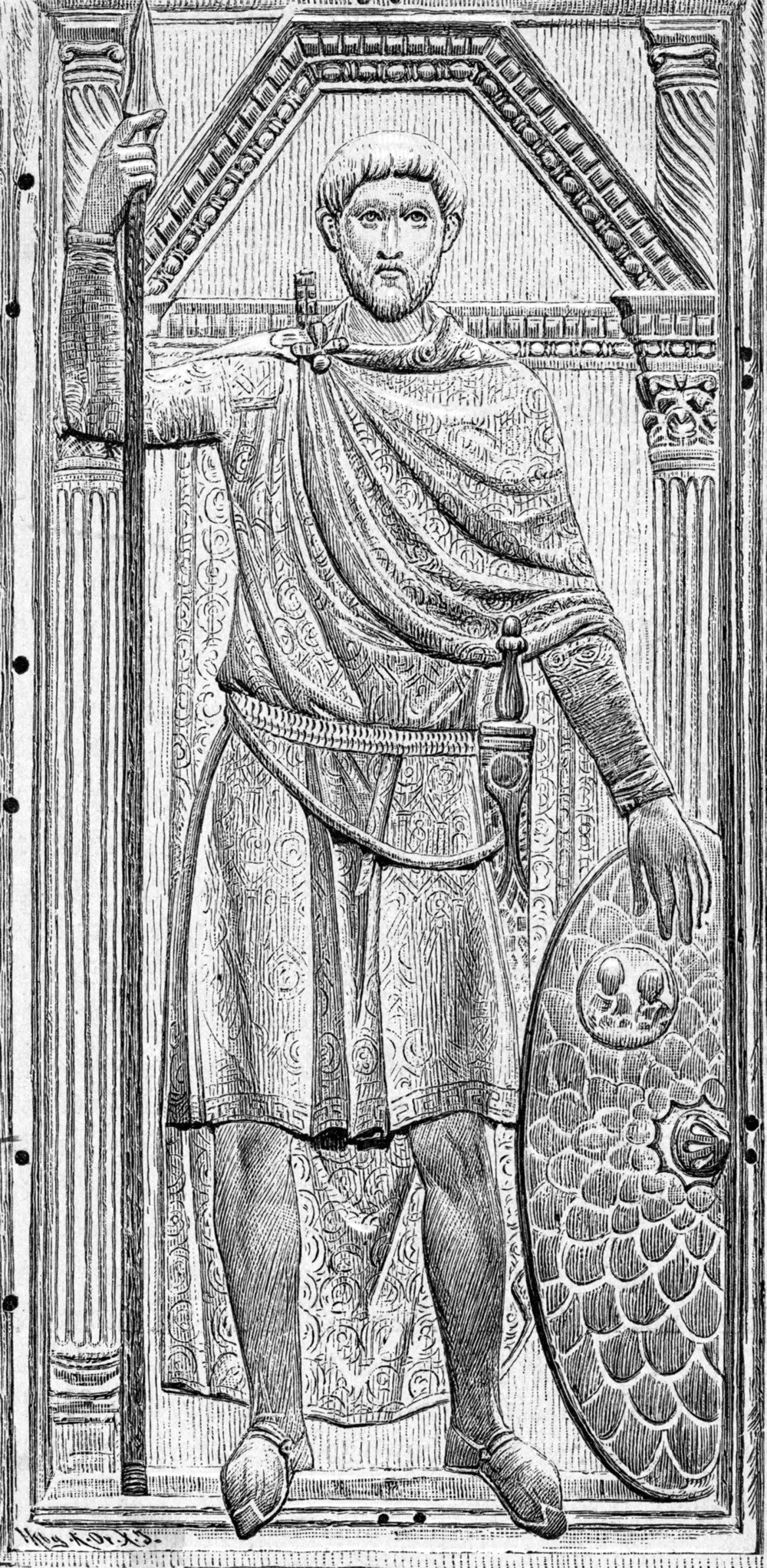 Flavius Aetius, tướng La Mã chỉ huy trận đánh quyết định với quân Hung Nô.