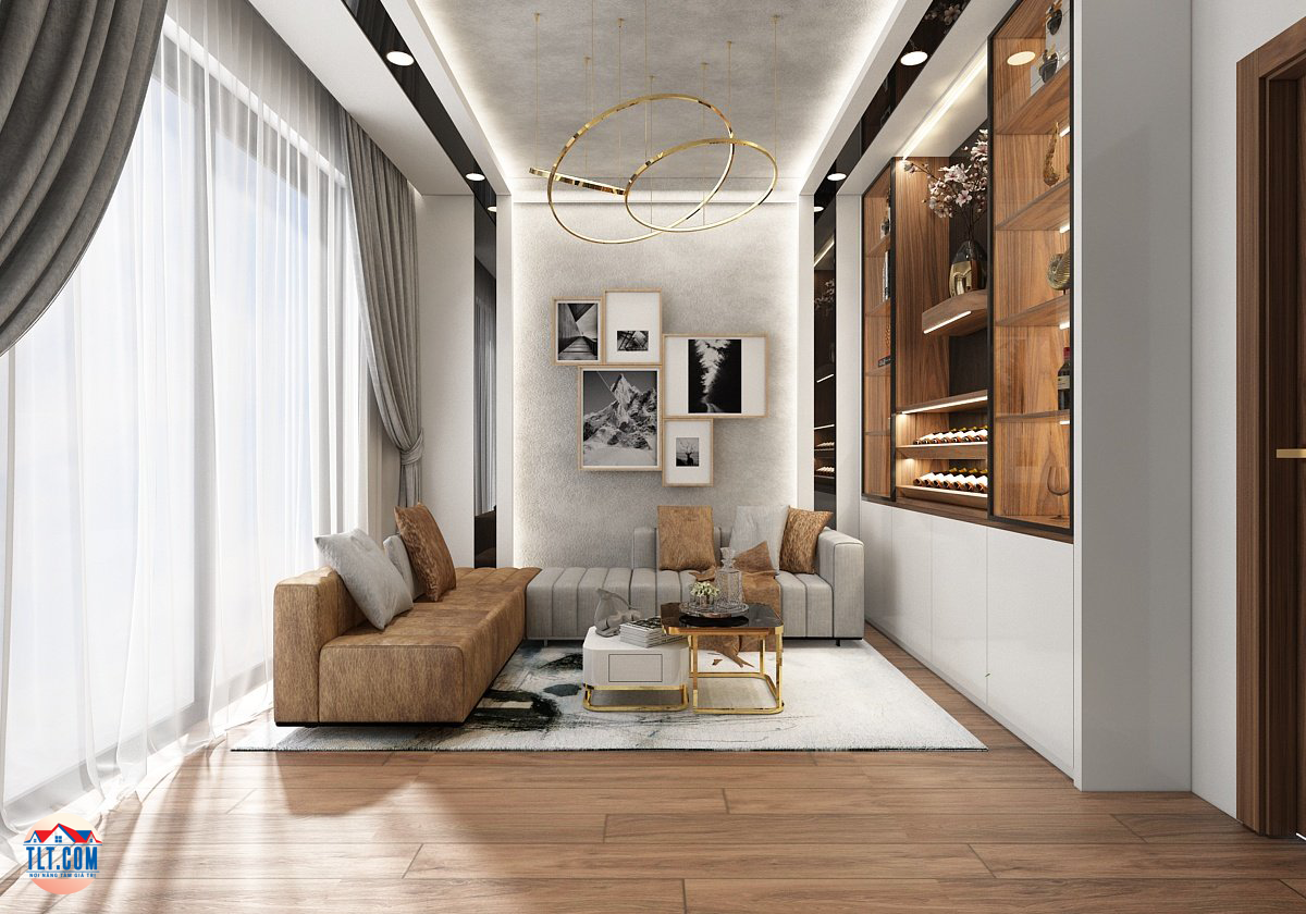 Giải pháp thiết kế và thi công từ TLT giúp mang đến không gian sống thoải mái và tiện nghi