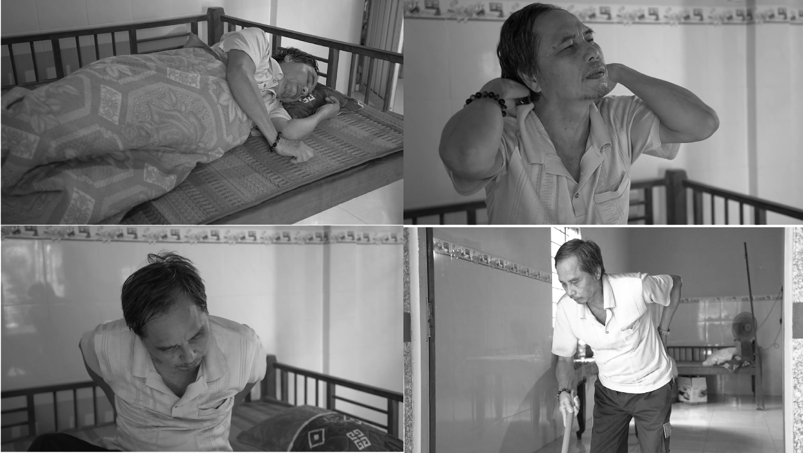 Chú Trách chiến đấu với đau đớn suốt 15 năm