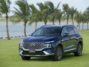 Tin tức ô tô - Giá xe Hyundai Santa Fe lăn bánh tháng 12/2023, giảm 50% LPTB