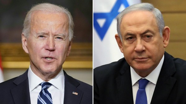 Tổng thống Mỹ Joe&nbsp;Biden ngày 23/12 điện đàm với&nbsp;Thủ tướng Israel Benjamin Netanyahu. Ảnh: Getty