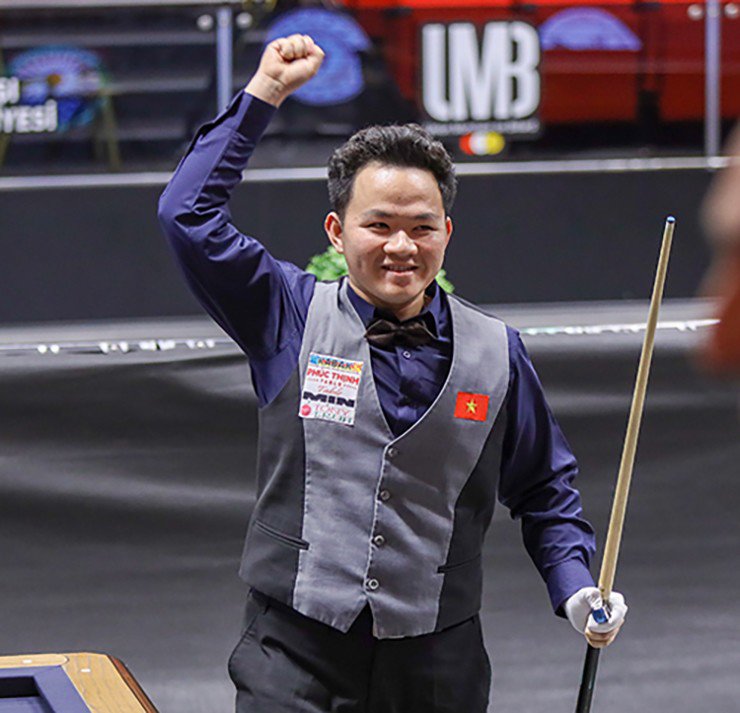 Bao Phương Vinh giúp bi-a Việt Nam có lần đầu tiên trong lịch sử vô địch World Championship danh giá