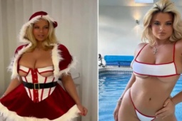 Thể thao - Dàn người đẹp thể thao diện đồ mỏng manh "có như không" đón Giáng sinh 2023