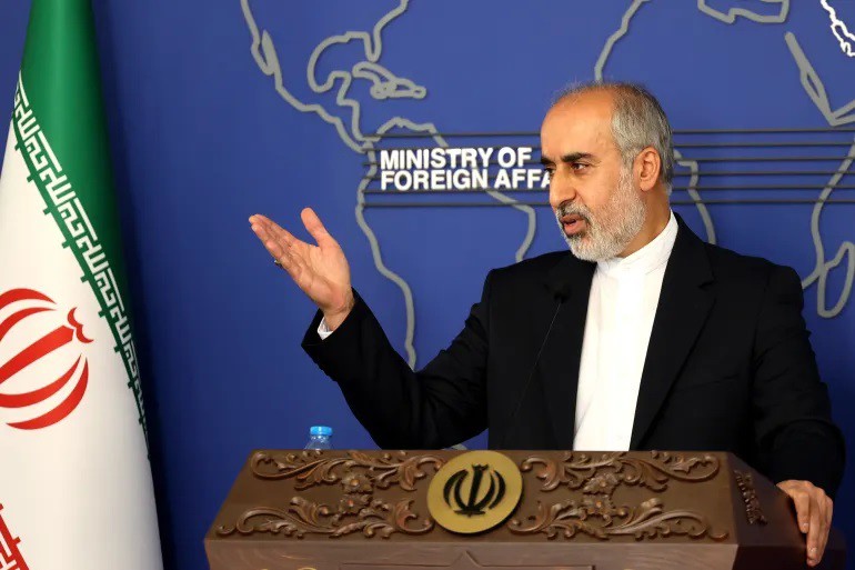 Ông Nasser Kanaani – người phát ngôn Bộ Ngoại giao Iran (ảnh: Al Jazeera)