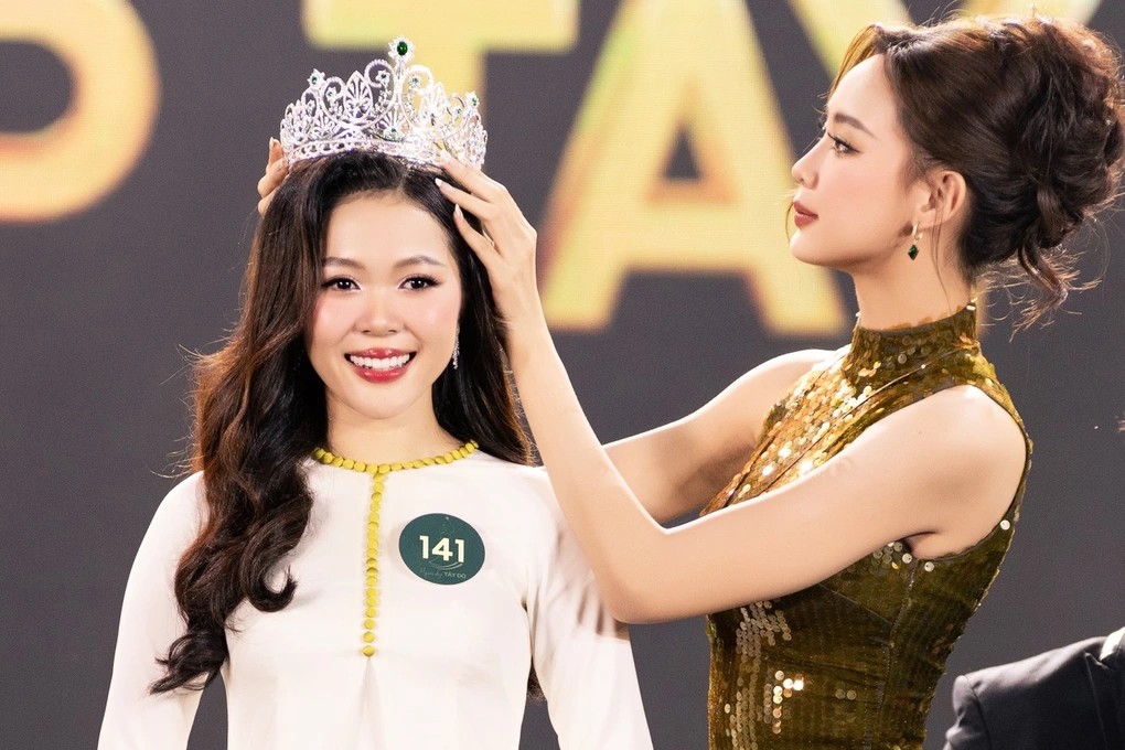 Nguyễn Ngọc Kiều Duy đăng quang "Người đẹp Tây Đô" năm 2023.