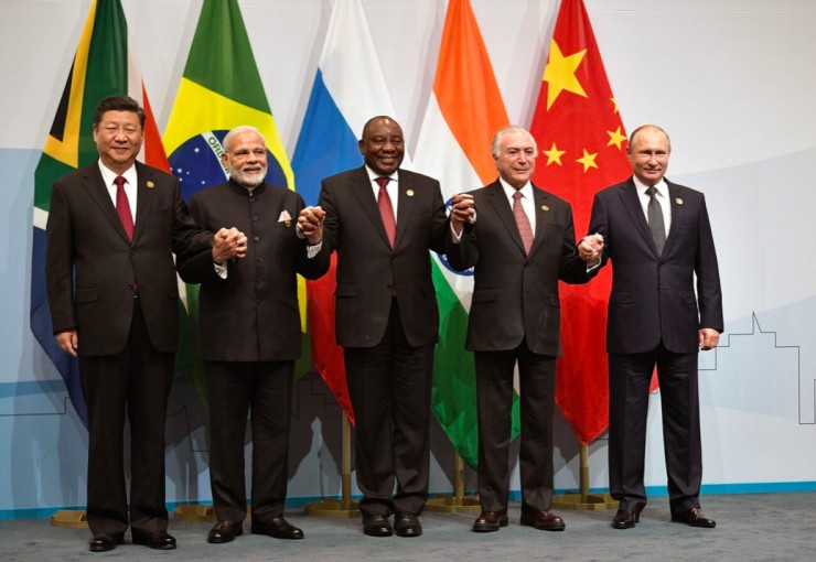 Lãnh đạo BRICS tại thượng đỉnh ở Nam Phi (Ảnh: Sputnik)