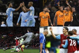 5 trận hay nhất Boxing Day: Wolves ngược dòng sốc trước Man City, Chicharito cứu MU