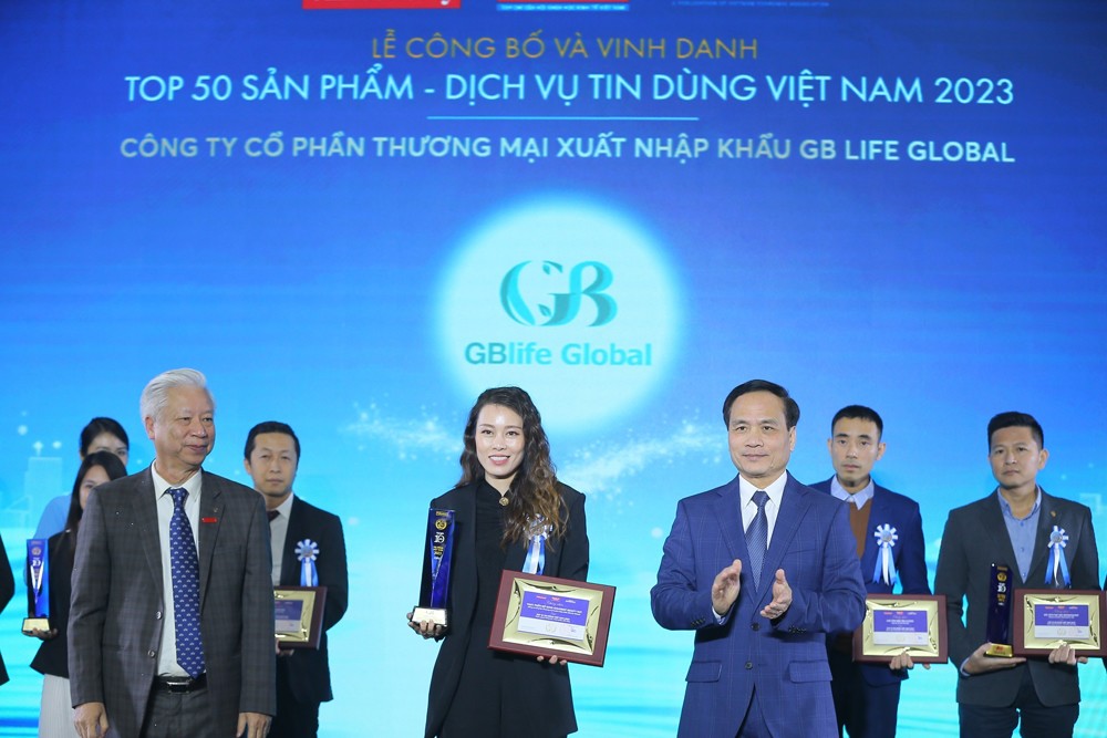 GB Life Global lọt top 10 Sản phẩm – Dịch vụ Tin dùng Việt Nam 2023 - 3