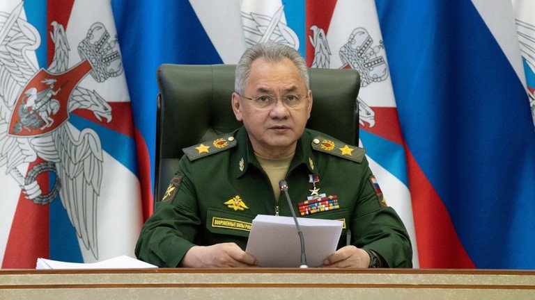 Bộ trưởng Quốc phòng Nga – ông Sergey Shoigu (ảnh: RT)