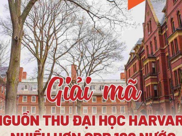 Giáo dục - du học - Đại học Harvard 'thu tiền' từ đâu mà giàu hơn 120 nền kinh tế thế giới?