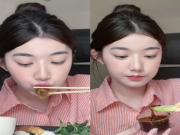 Bạn trẻ - Cuộc sống - “Hot girl mukbang” Nghệ An chỉ ngồi ăn cũng hút hàng triệu lượt xem