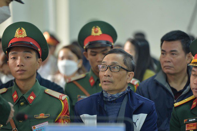 Bị cáo Trịnh Thanh Hùng tại phiên toà