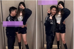 Cặp đôi đũa lệch gây bão MXH: Chàng thấp bé, nàng như siêu mẫu, chênh nhau tới 14cm
