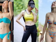 Thể thao - Á hậu xinh đẹp đua tốc độ, quảng bá giải chạy bikini ở Thái Lan 2023