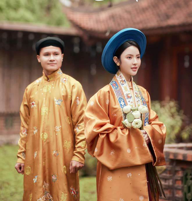 Ảnh cưới theo concept truyền thống của Quang Hải và Thanh Huyền