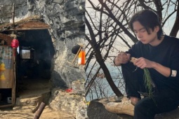 Bạn trẻ - Cuộc sống - Chàng trai 21 tuổi "nghỉ hưu", bỏ phố lên núi trồng rau nuôi lợn