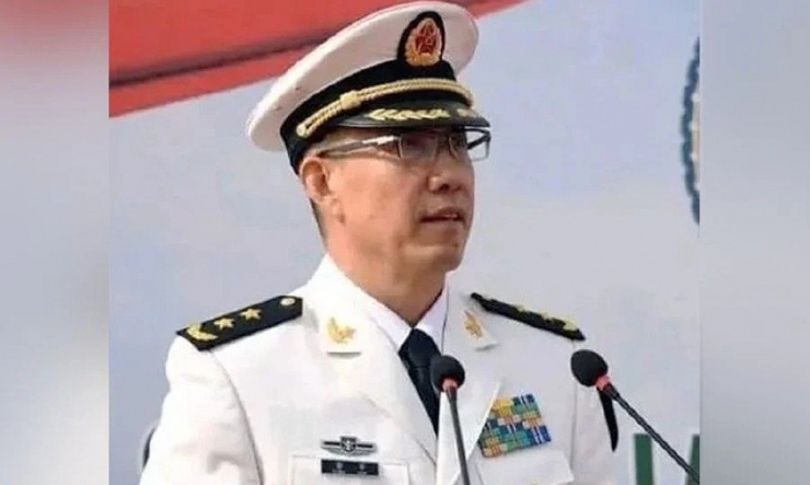 
Tân Bộ trưởng Quốc phòng Trung Quốc Đổng Quân. Ảnh: PLA NAVY