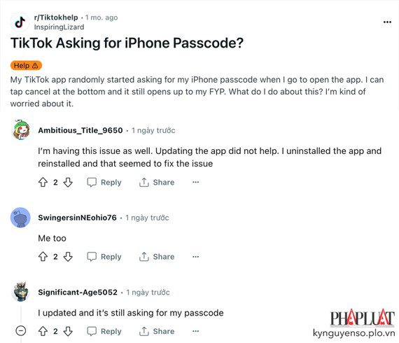 TikTok yêu cầu mật mã iPhone để làm gì? - 2