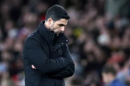 Arsenal lập kỷ lục buồn Ngoại hạng Anh: Arteta đòi học trò sút 60 lần/trận