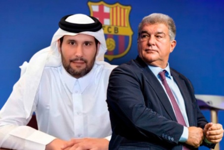 Barcelona dính nợ, Chủ tịch Laporta sang Qatar tìm cứu viện