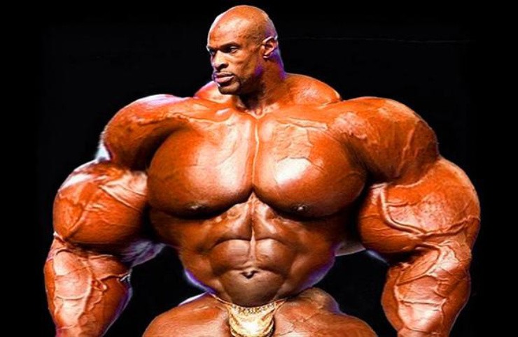 Bức ảnh của lực sĩ Ronnie Coleman rõ ràng đã được chỉnh sửa