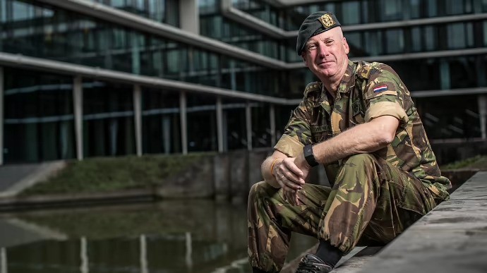 Trung tướng Martin Wijnen, Tư lệnh lực lượng lục quân Hà Lan. Ảnh: Wikipedia