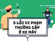 Thế giới xe - Mức phạt tiền 5 lỗi vi phạm thường gặp ở xe máy