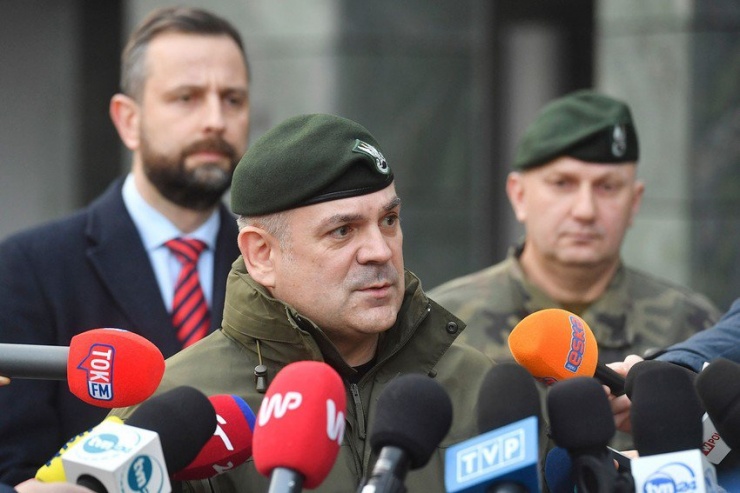 Tướng Wiesław Kukuła - Tổng tham mưu trưởng các lực lượng vũ trang Ba Lan. Ảnh: AP