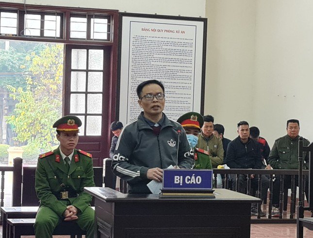 Bị cáo Nguyễn Tiến Thành tại phiên tòa. Ảnh: CTV