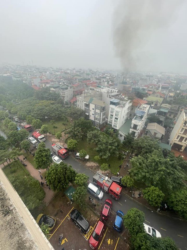 Hiện trường đám cháy.