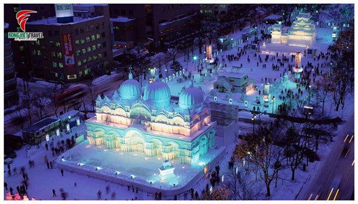 Lễ hội tuyết Sapporo là sân chơi nghệ thuật độc đáo&nbsp;