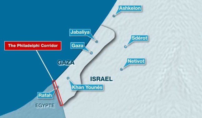 Israel tuyên bố muốn kiểm soát hành lang biên giới Dải Gaza - Ai Cập - 2
