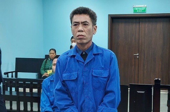 Chu Hữu Thông bị đưa ra xét xử tại phiên tòa.