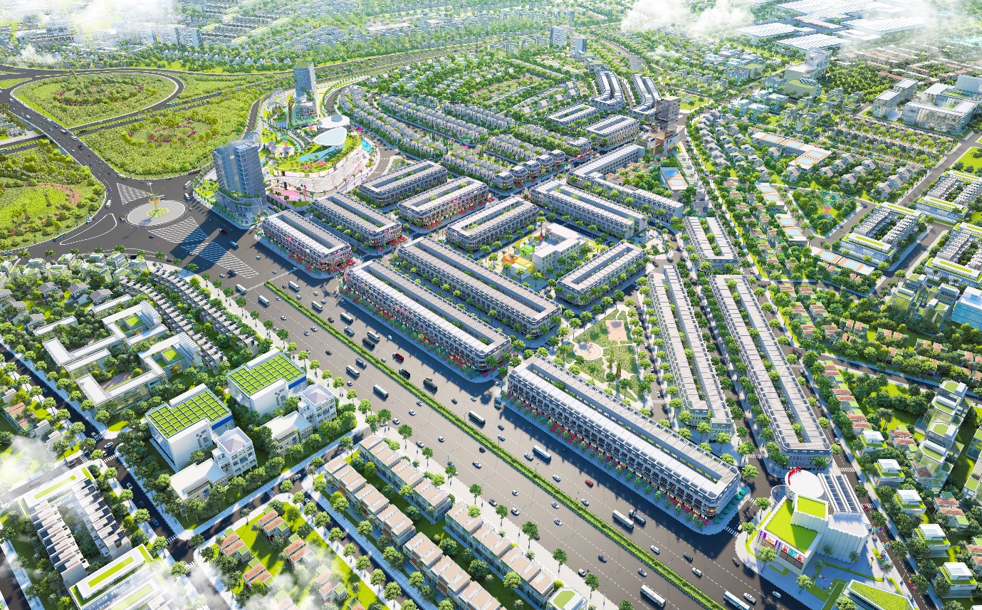 Tọa lạc tại nút giao cao tốc Hà Nội - Thái Nguyên và đường Vành đai 5, Yên Bình Green City là cửa ngõ kết nối 8 tỉnh vùng Hà Nội.