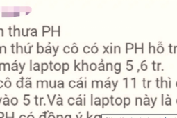 Giáo dục - du học - Cô giáo xin phụ huynh hỗ trợ tiền mua máy tính: 'Vi phạm cả đạo lý và pháp lý'